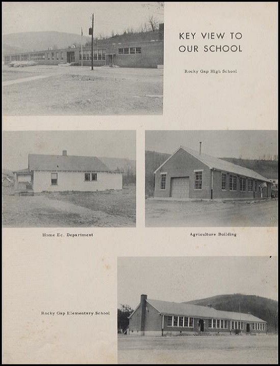 Rocky Gap School Buidings 1957