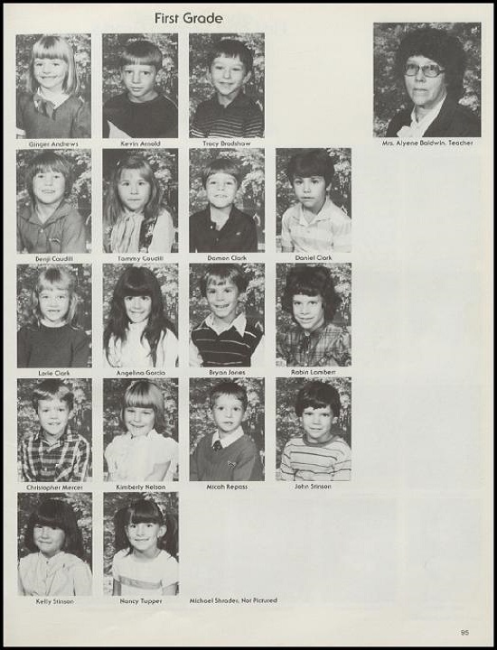 First Grade 1983-84